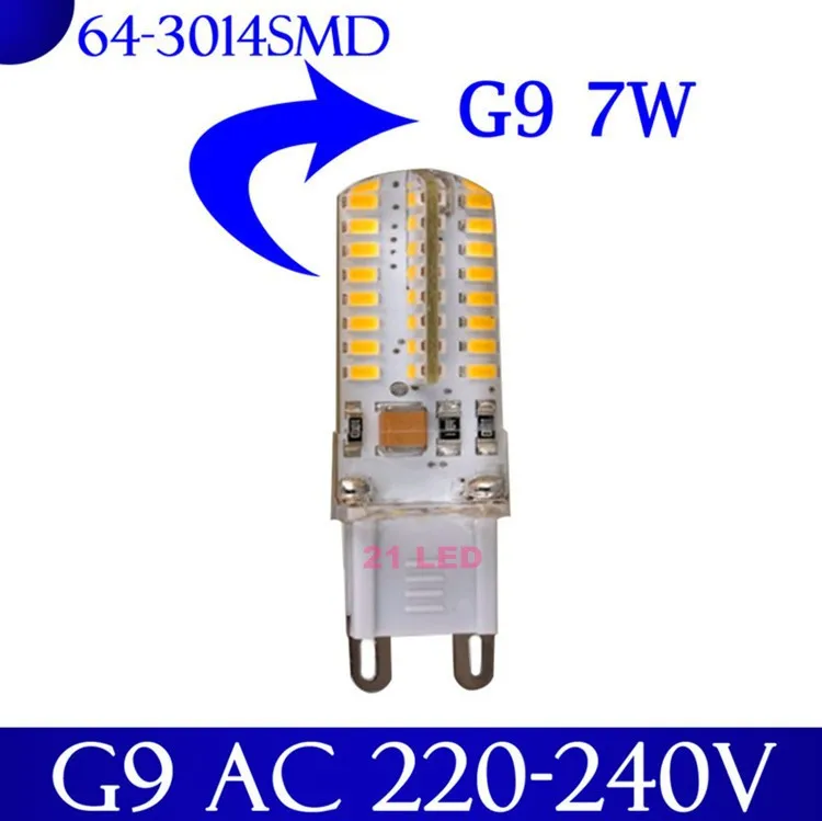 6pcs/lot G9 LED Lamp 5W 9W 10W 12W AC 110V 220V-240V SMD 2835 3014 LED Light 360 degrees Replace Halogen Lamp