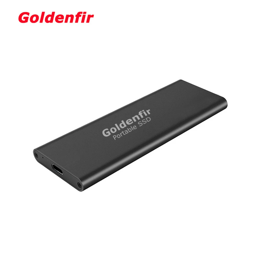 Портативный SSD накопитель Goldenfir USB 3 1 512 ГБ ТБ внешний твердотельный для бизнеса и