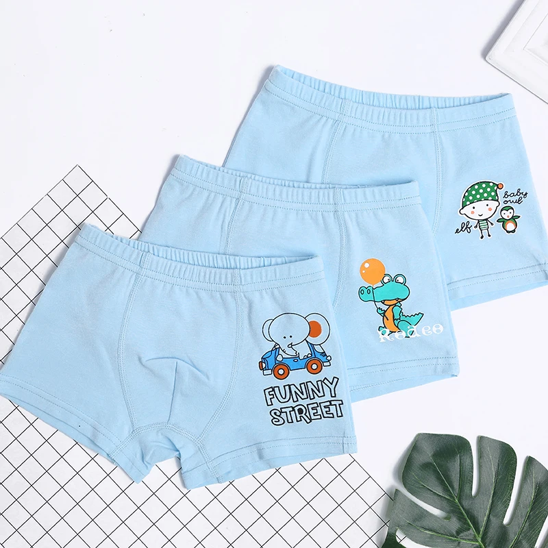 Хлопковые трусы с милым мультяшным принтом для мальчиков 9 видов детское нижнее