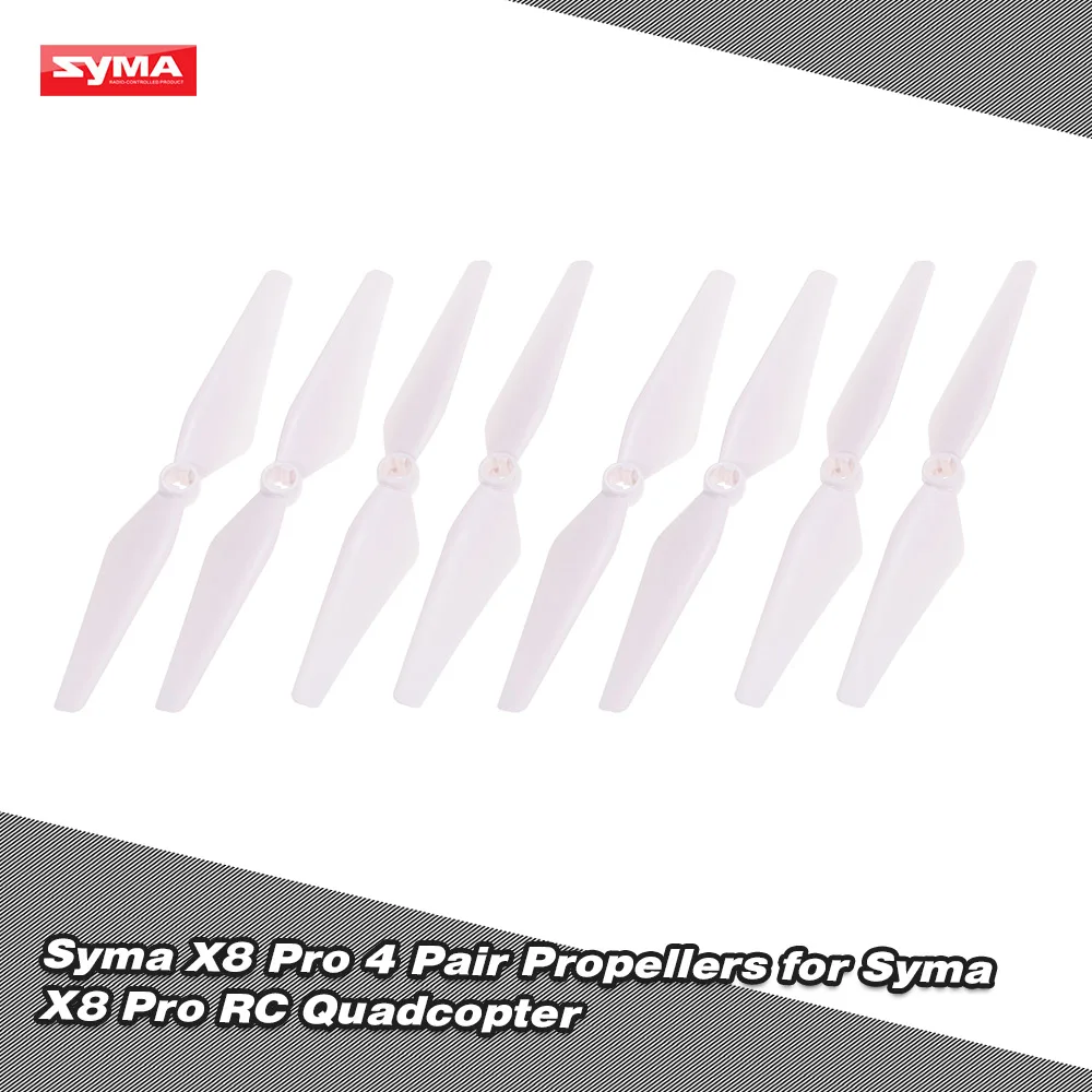 4 пары Syma X8 Pro CW CCW пропеллеры для Дрон RC винт квадрокоптера | Игрушки и хобби