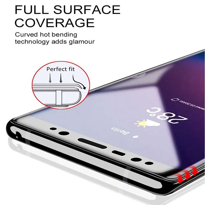 Защитное стекло для samsung s9 note 9 s9plus s 9splus экранный протектор damsung gaxaly армированное