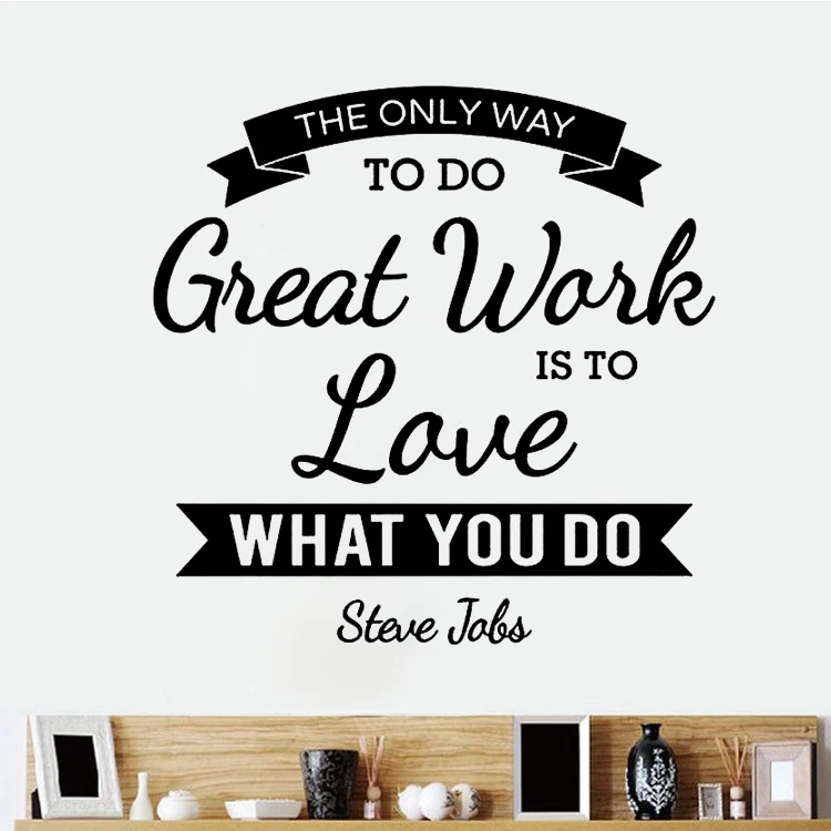 Great Work DIY наклейки на стену для офиса конференц-зала съемные виниловые украшения