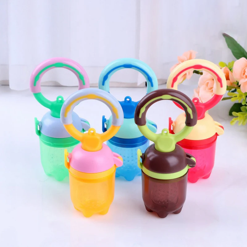 New Fresh Food Nibbler Baby Pacifiers Feeder Kids Fruit Nipples Feeding Safe Supplies Nipple Teat Pacifier Bottles | Мать и ребенок