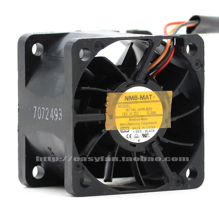Новый товар 1611KL 04W B59 4028 DC12V 0.39A охлаждающий вентилятор для сервера|cooling fan|server cooling