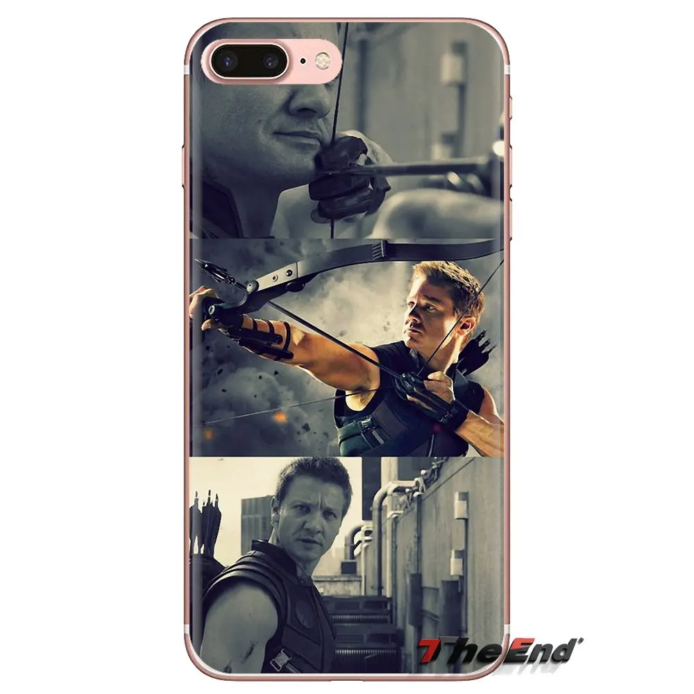 Прозрачный чехол из ТПУ hawkeye clint barton Мстители для iPod Touch Apple iPhone 4 4S 5 5S SE 5C 6 6S 7 8 X XR XS