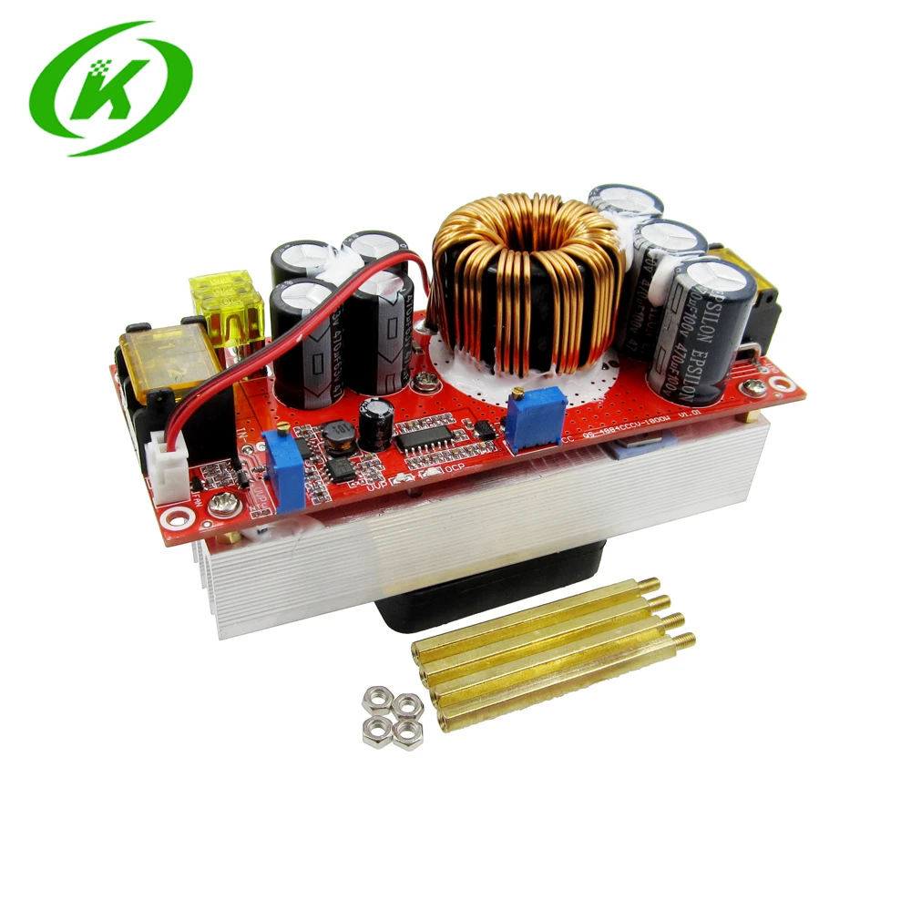 

1500W 30A Step Up Module DC-DC Power Boost Converter Constant Power Supply Module 10V-60V to 12V-90V LED Boost Module With Fan