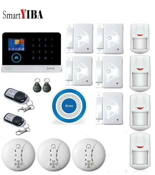 Система сигнализации Tuya Smartlife 4G Wi Fi + синяя сирена|Комплекты для сигнализации| |