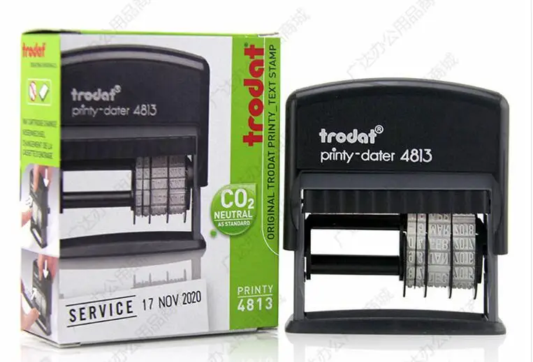 Индивидуальный штамп с датой самозаливки резиновый Срок годности Дата