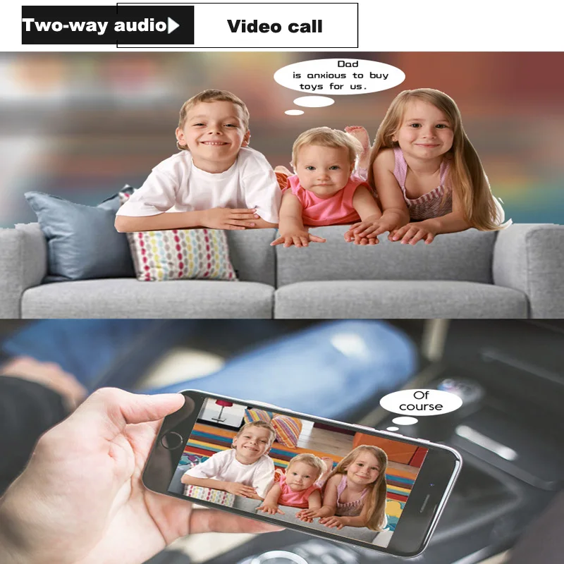 Камера WiFi домашняя камера безопасности IP 720P HD CCTV 1.0MP наблюдения беспроводная ИК P2P