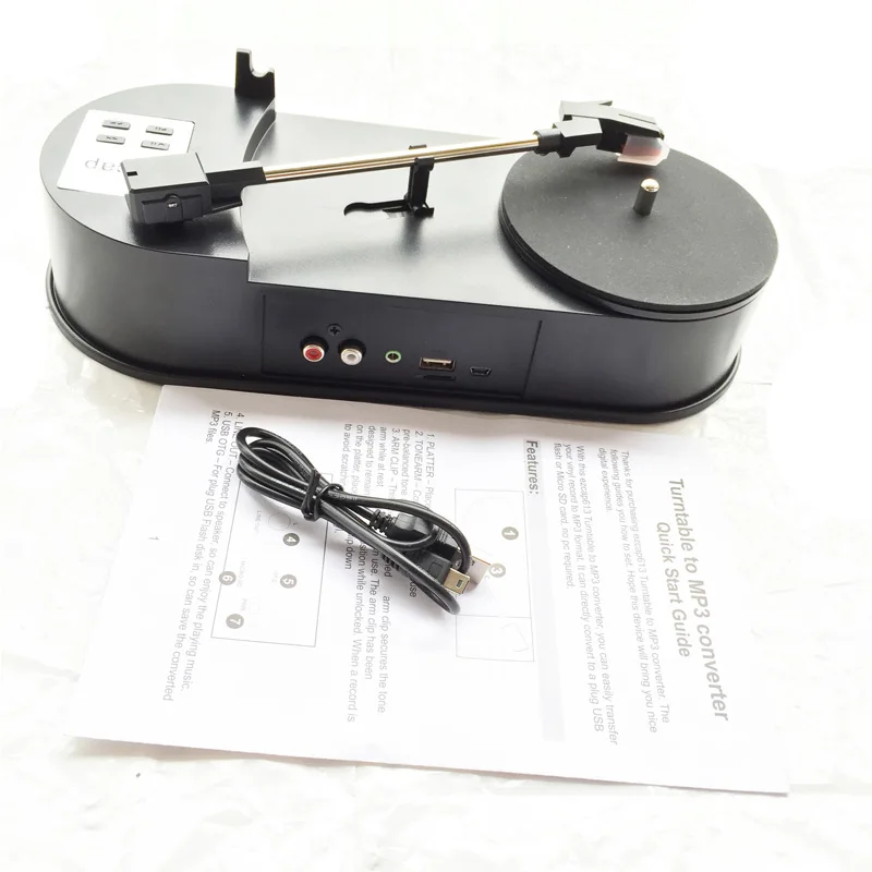 USB винил проигрыватель конвертер захвата конвертировать vinil в флэш диск SD TF карта