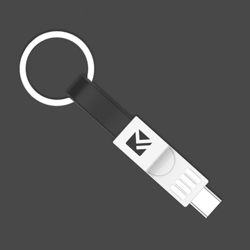 Black Color FLOVEME 3 в 1 СВЕТОДИОДНЫЙ модуль панели управления Тип usb C кабель системы освещения кабель для iPhone samsung 2A мини зарядное устройство для ключей зарядки Кабели - Цвет: Black Color