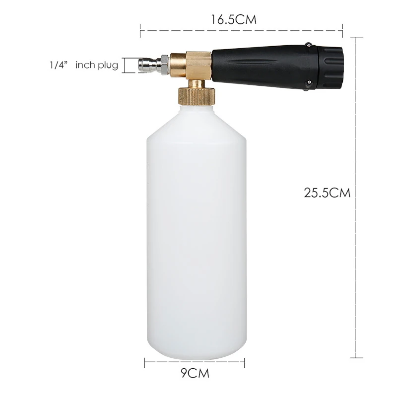 Pressure Washer Jet Wash Quick Release Snow Foam Lance 3000 Psi High Spray-Gun M22 Thread 1/4 Inch | Автомобили и мотоциклы