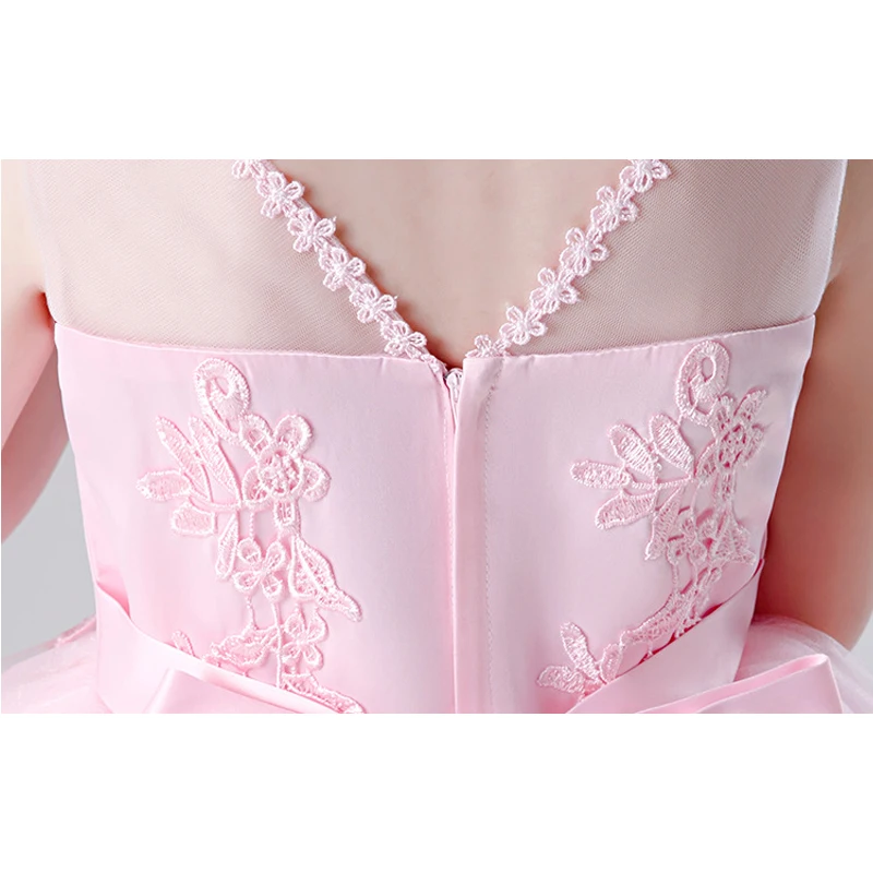 

it's YiiYa Pageant Dress Embroid Tulle Flower Girl Dress for Wedding N Kid Party Girls First Holy Communion Dress 2019 BX1715