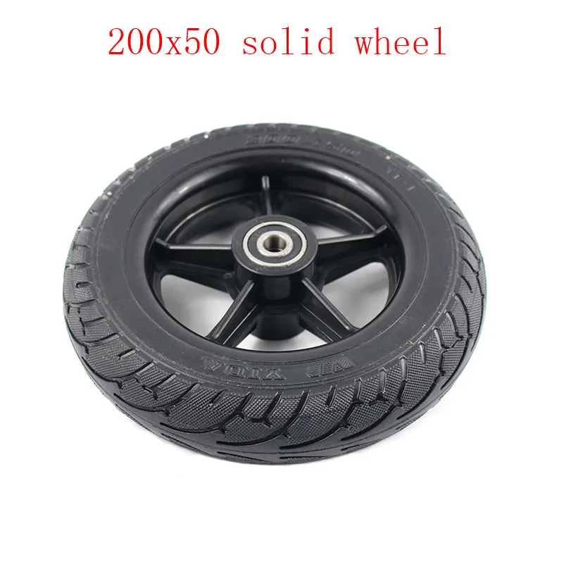 Lightning shipping 8 дюймов шина 200x50Solid Wheel Fit Hoverboard двухслойный самобалансирующийся скутер Ховерборд 200*50 шины