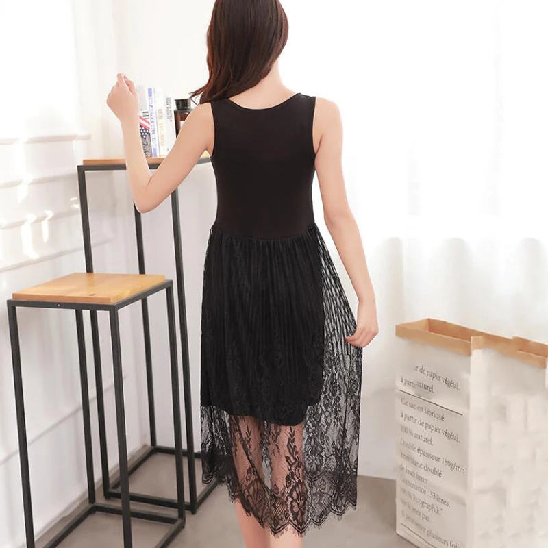 Летние платья Новинка 2018 модное женское платье из модала без рукавов