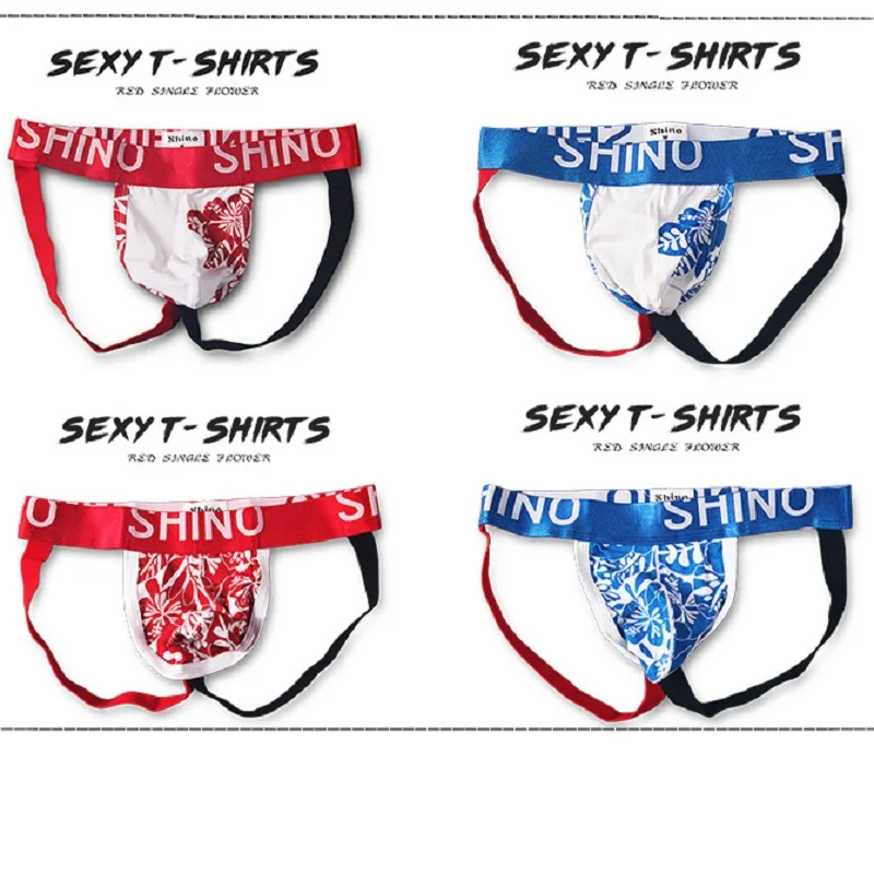 Мужские хлопчатобумажные стринги jockstrap воздухопроницаемость нижнее белье Hiphuggers сумка пенис Сексуальная G-Strings открытая промежность Priapus Сумка Гей Нижнее белье