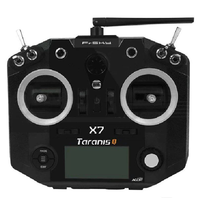 Новинка Лидер продаж передатчик FrSky ACCST Taranis Q X7 2 4 ГГц 16CH Черный Белый Синий