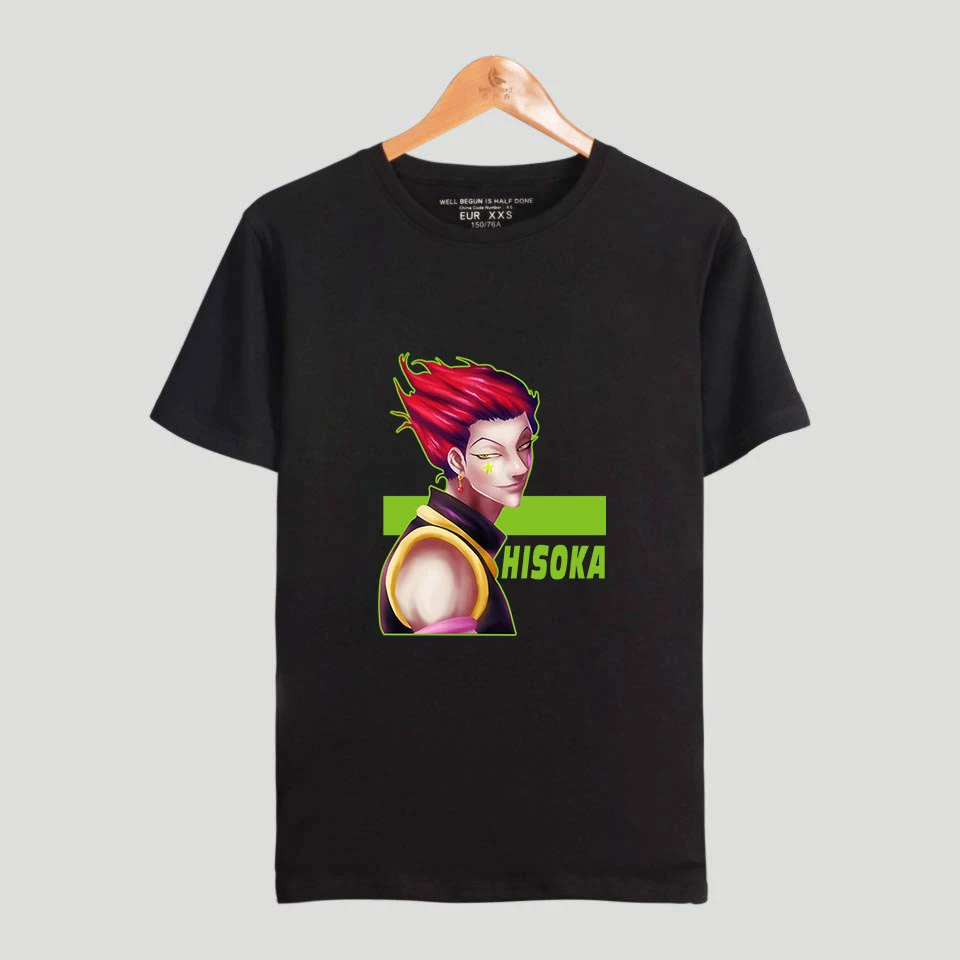 Футболка Hunter X для мужчин и женщин Детская футболка аниме одежда Hisoka | Мужская