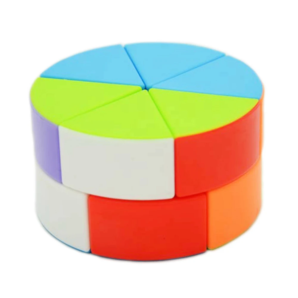 Babelemi 2 Слои 3x3 Круглый торт куб Скорость Magic Cube Игра Головоломка кубики