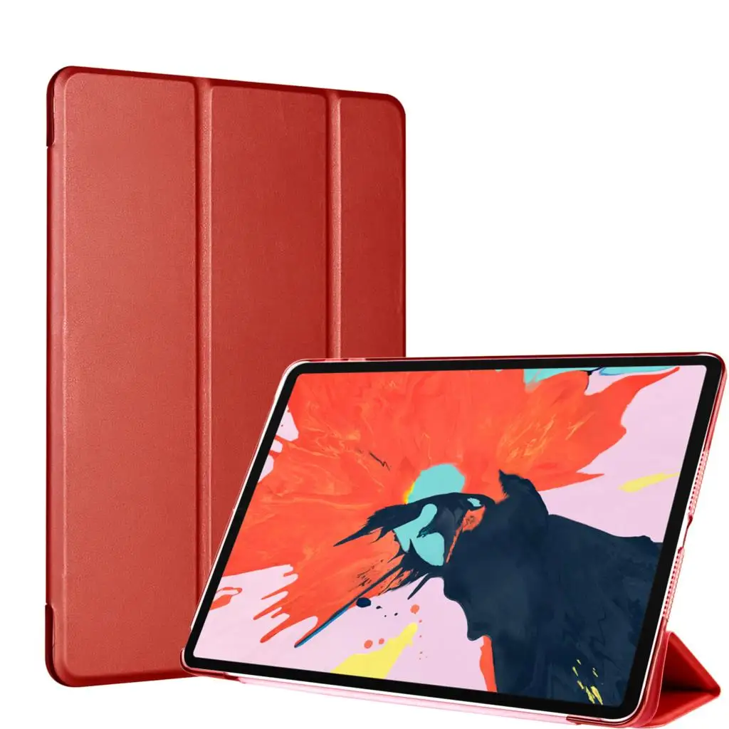 Новый чехол для iPad Pro 11 &quot2018 из искусственной кожи прозрачный ПК ультра тонкий