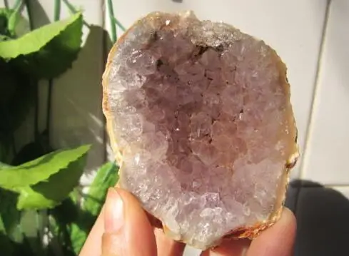 Топ! Редкий Натуральный красивый кварцевый кристалл Geode | Дом и сад