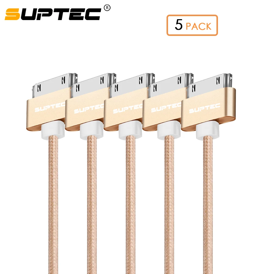 USB кабель SUPTEC для iPhone 4 30 контактный быстрой зарядки 3 gs iPad 2 iPod Nano touch зарядное