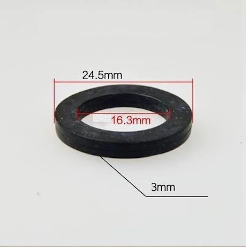 5x черное резиновое плоское кольцо уплотнительная шайба свободное соединение