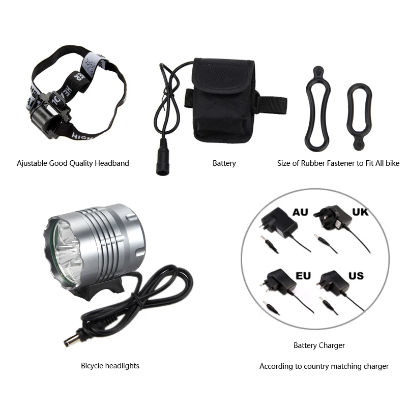 Светодиодная велосипедная лампа XM L T6 10000 лм 3 режима|rear light|bicycle accessoriescycle lamp |