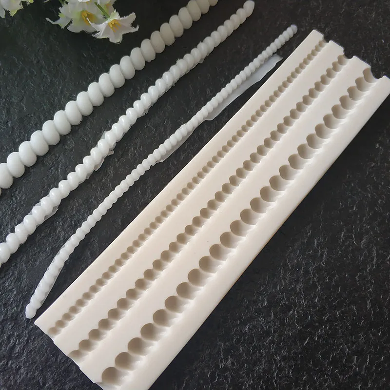 KLM-00153 жемчужное украшение торта силиконовая форма веревка шоколадного | Дом и сад