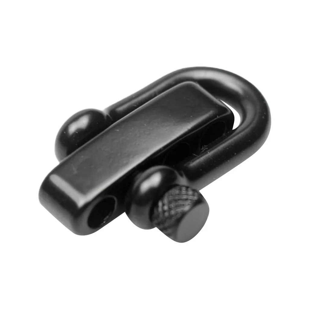 Adjustable 1Pcs 304 Stainless Steel U Flat High Quality Shackle Buckle Clasp for Outdoor Sports Survival Paracord Bracelet Rope | Спорт и