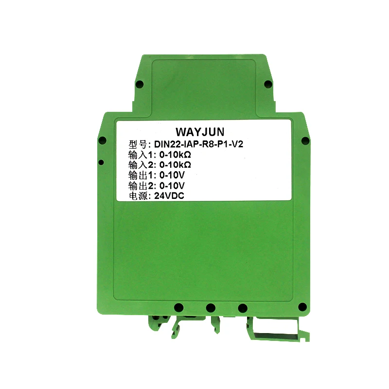 WAYJUN DIN12 4-20mA/0-10 V сигнала изолированный сплиттер/изолированный усилитель, в один из двух аналоговые сигнальный изолятор