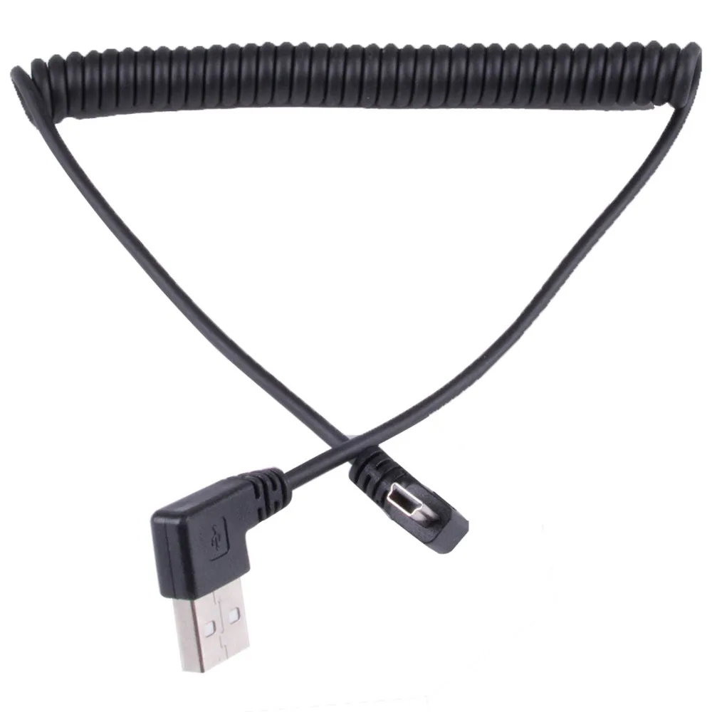 Кабель для зарядки и передачи данных USB 2 0 MINI мужской угол 90 градусов MP3 MP4 камеры