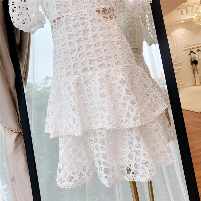 HIGH STREET Новая мода 2019 Дизайнер взлетно посадочной полосы платье Женская короткий