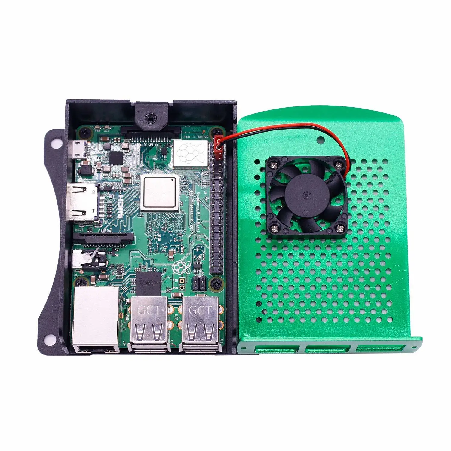 Новейший алюминиевый чехол Raspberry Pi 3 Model B Plus металлический корпус подвесной