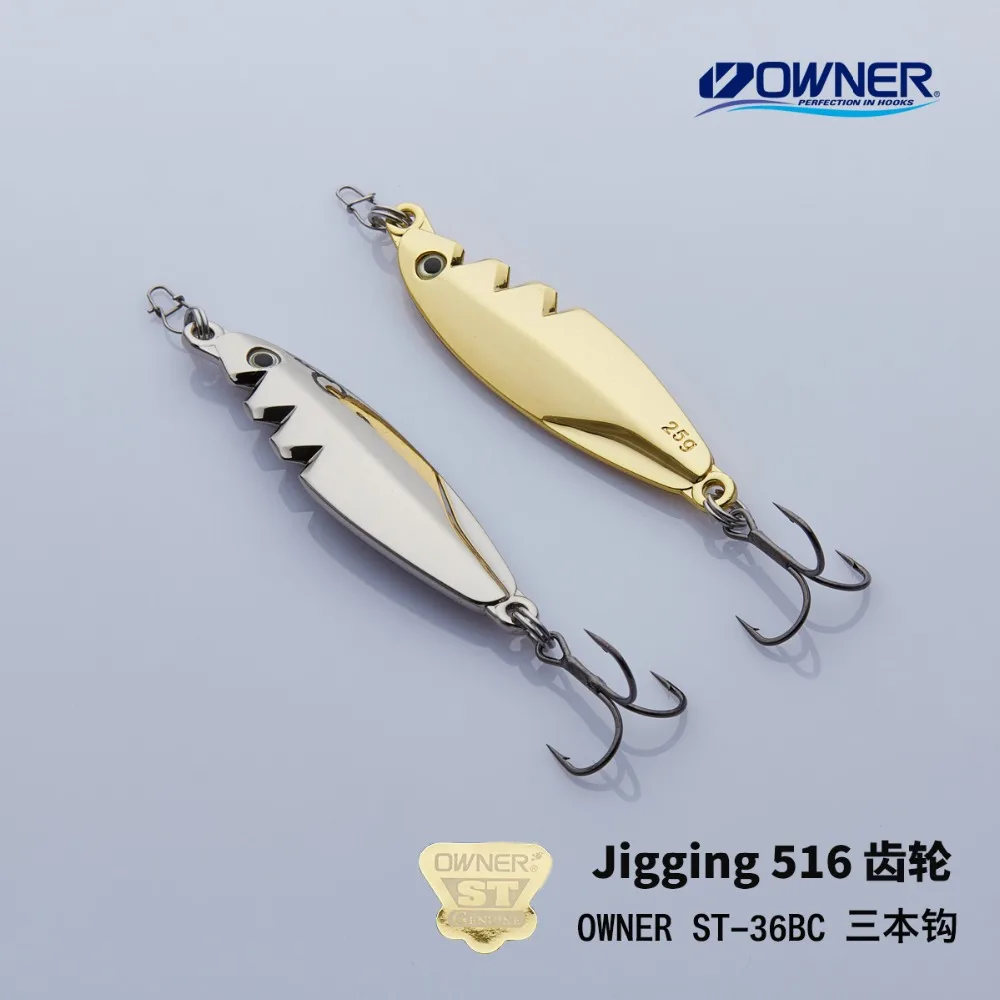 YAPADA Jigging 516 Gear 10 г/15 г усиленный тройной крючок 55-65 мм многоцветное перо