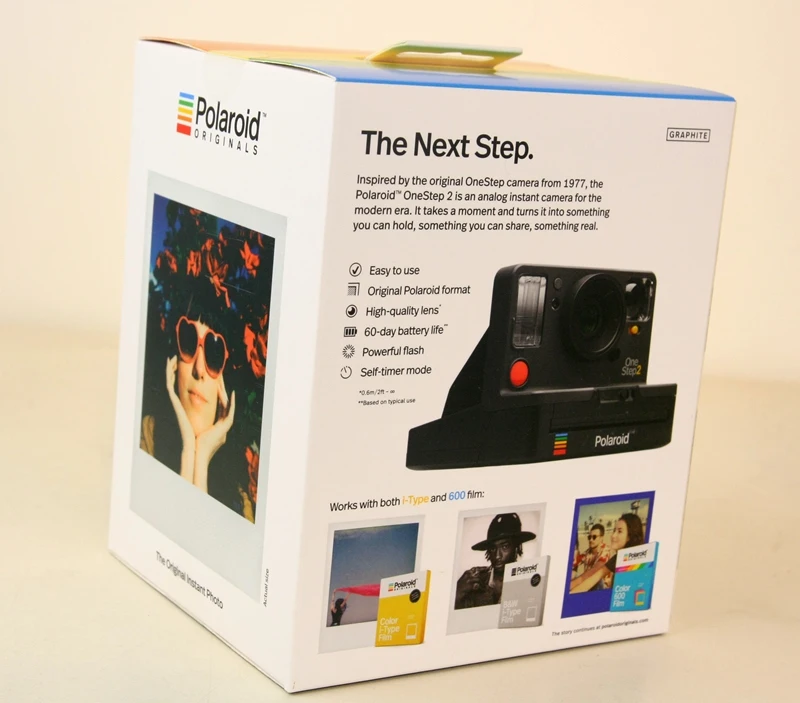 Polaroid Onestep2 VF + черная Радужная камера с пленкой i type и 600|Плёночные моментальные