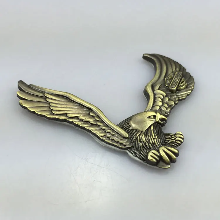 Металлическая Наклейка 3D Eagle из цинкового сплава для автомобиля мотоцикла
