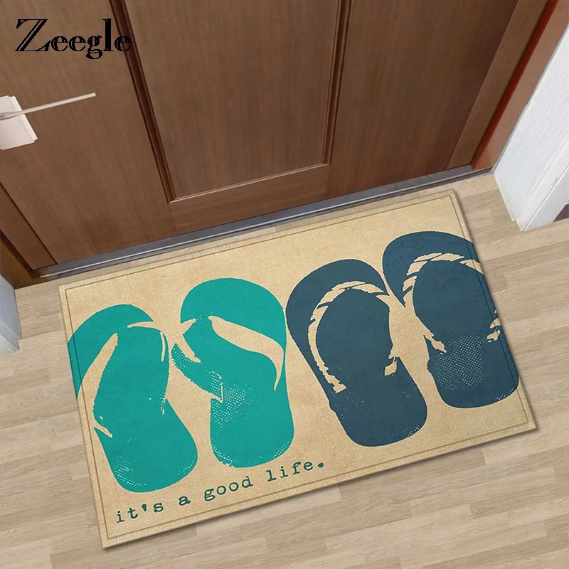 

Zeegle обувь дверной коврик для входной двери водостойкий кухонный коврик для спальни ковры напольные коврики Противоскользящий коврик для ванной комнаты