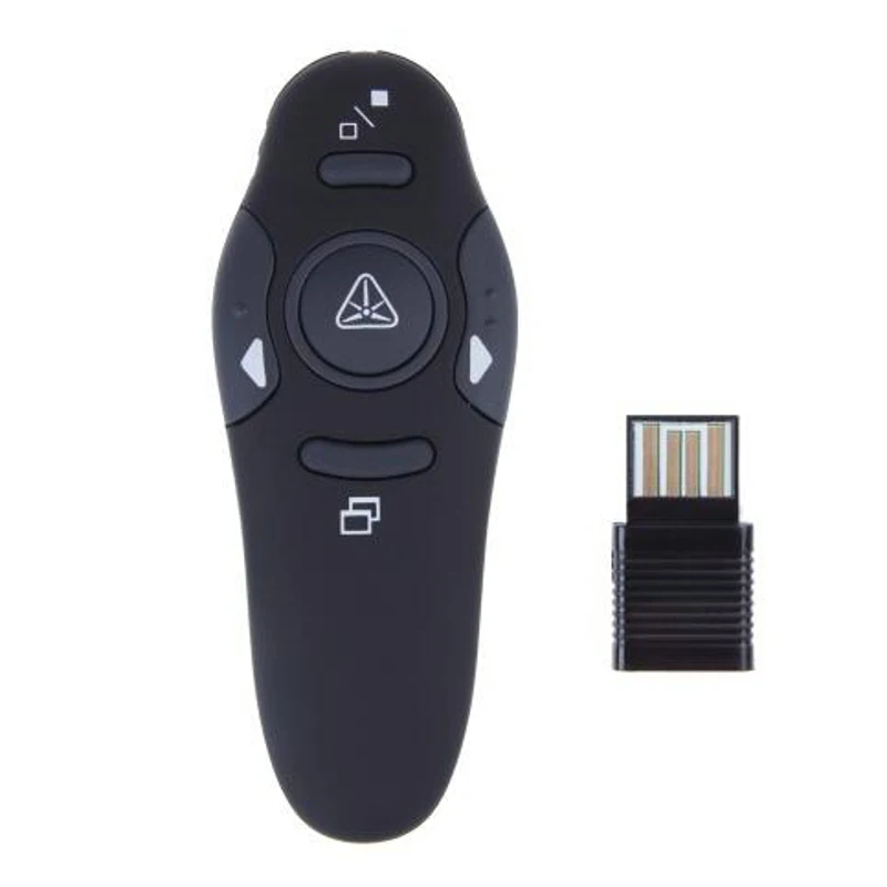 

2.4GHz Wireless Presenter with Red Laser Pointers Pen USB RF Remote Control Page for Turning PPT Powerpoint Presentation 2018