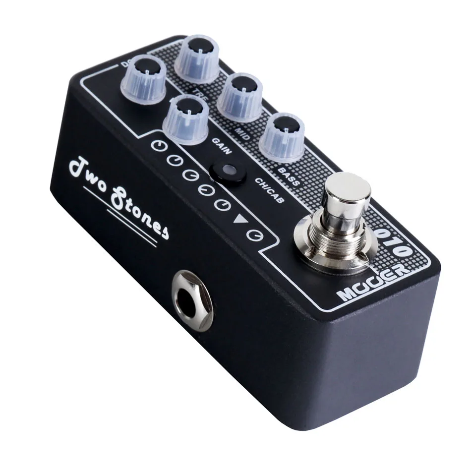 MOOER 010 Two Stone Digital Preamp electric guitar pedal High quality dual channel preamp Independent 3 band EQ | Спорт и
