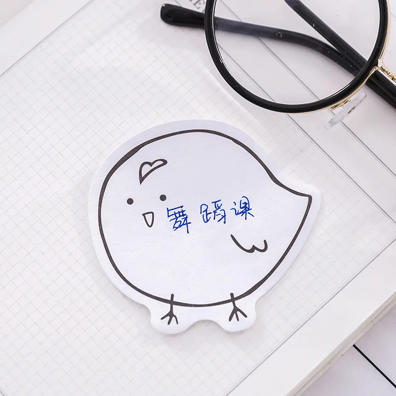 1 шт. Kawaii мультфильм животных липкий блокнот для заметок N раз бумаги на клейкой
