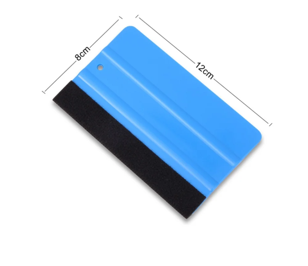 Автомобильный скребок для фольги инструмент цветной пленки с волосами мягкие