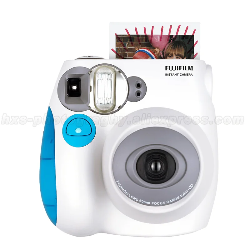 Fujifilm Instax Mini 7s фотокамера моментальной печати синий розовый черный, принимаем Fuji Fujifilm Instax Mini Films