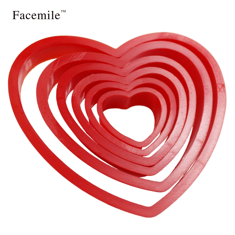 6 шт./компл. форма в форме сердца для печенья торта | Дом и сад