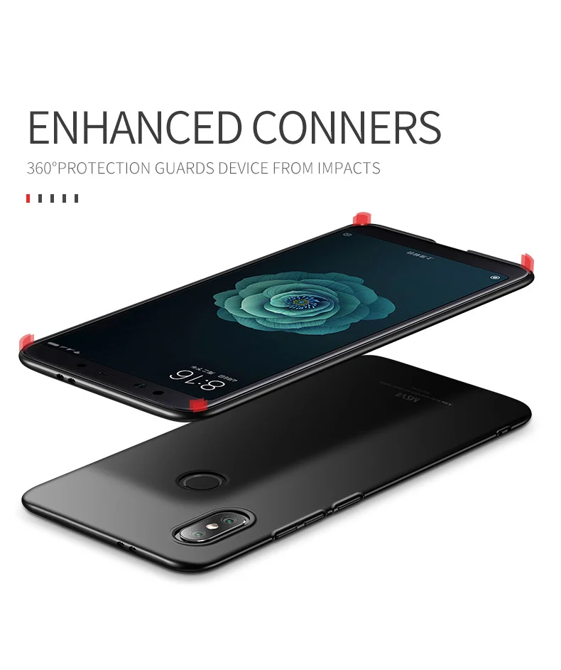 Xiaomi mi A2 lite чехол msvii ультра-тонкий полный защитный чехол для телефона для xiaomi mi 6X A2 чехол Xio mi A2 mi 6X global чехол s
