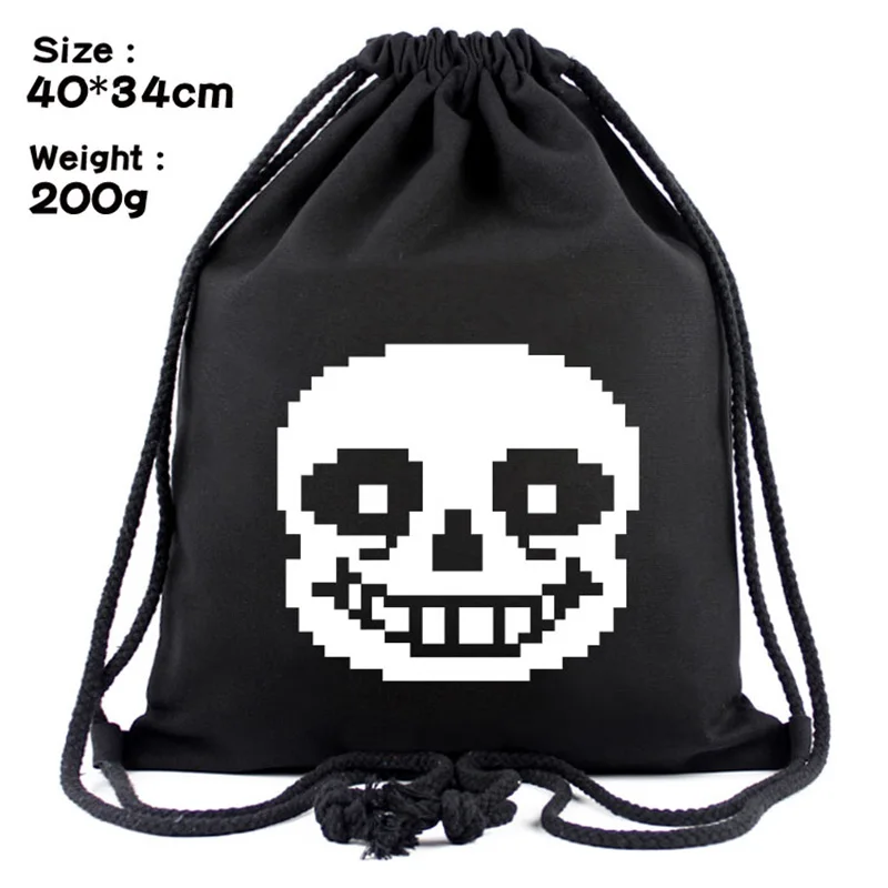 Модные дизайнерские игры Undertale парусиновая сумка на шнурке рюкзак органайзер карманные подарки студентам дорожные сумки мультяшные рюкзаки