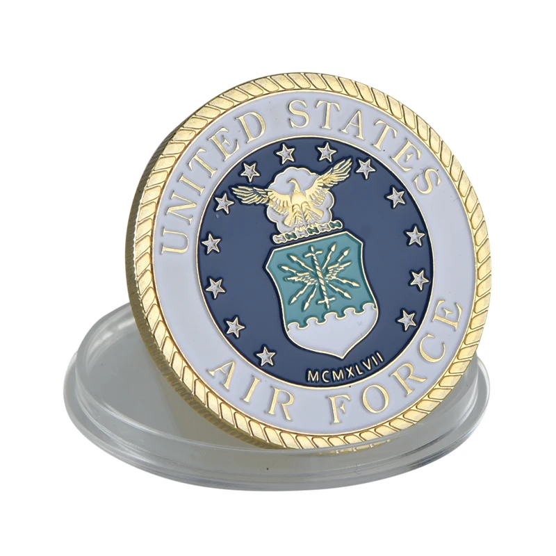 WR Gold коллекционные монеты United States Air Force Heros молитвенная коллекция монет реплики