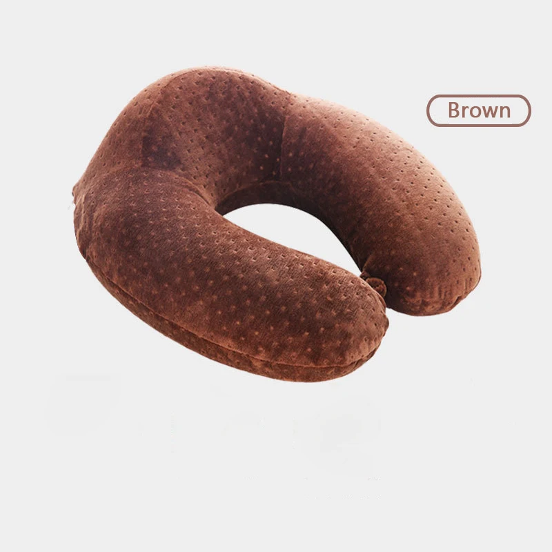 XC USHIO U-Shaped Memory Foam Travel Pillow Neck Cushion Portable Airplane Driving Nap Support Head Rest Health Care Decorative