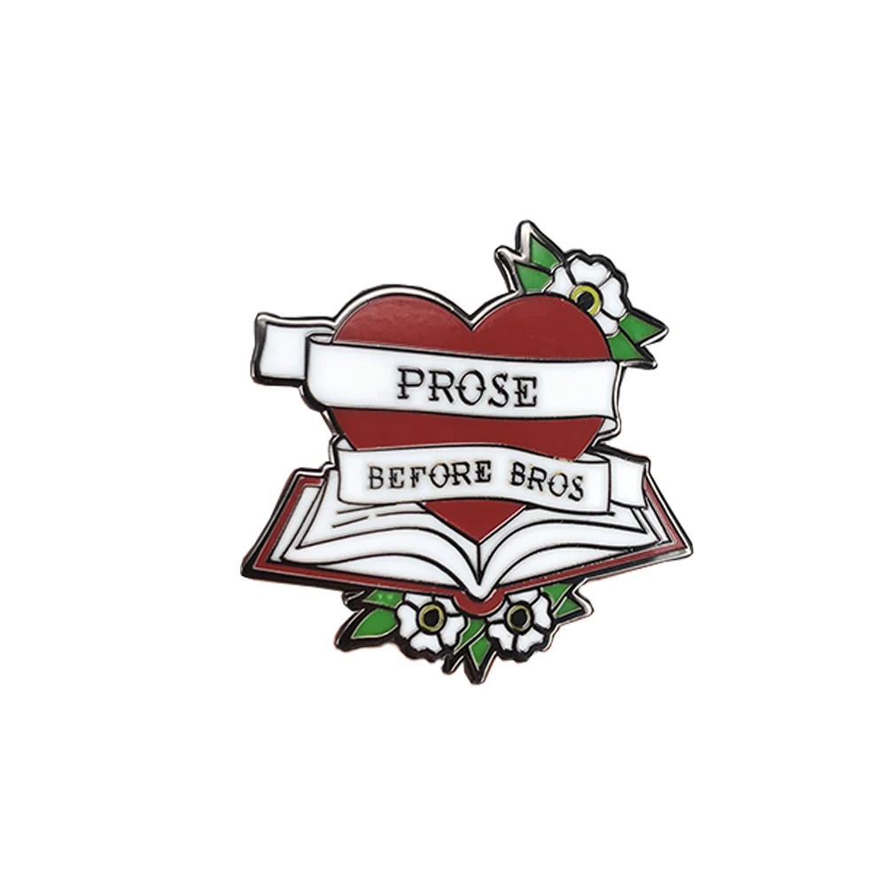 

Book Lover Women Enamel Pin