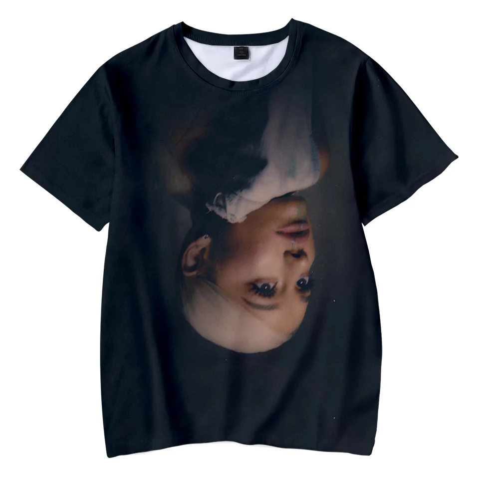Детская 3D футболка Ariana Grande Повседневная для мальчиков и девочек модная мягкая с